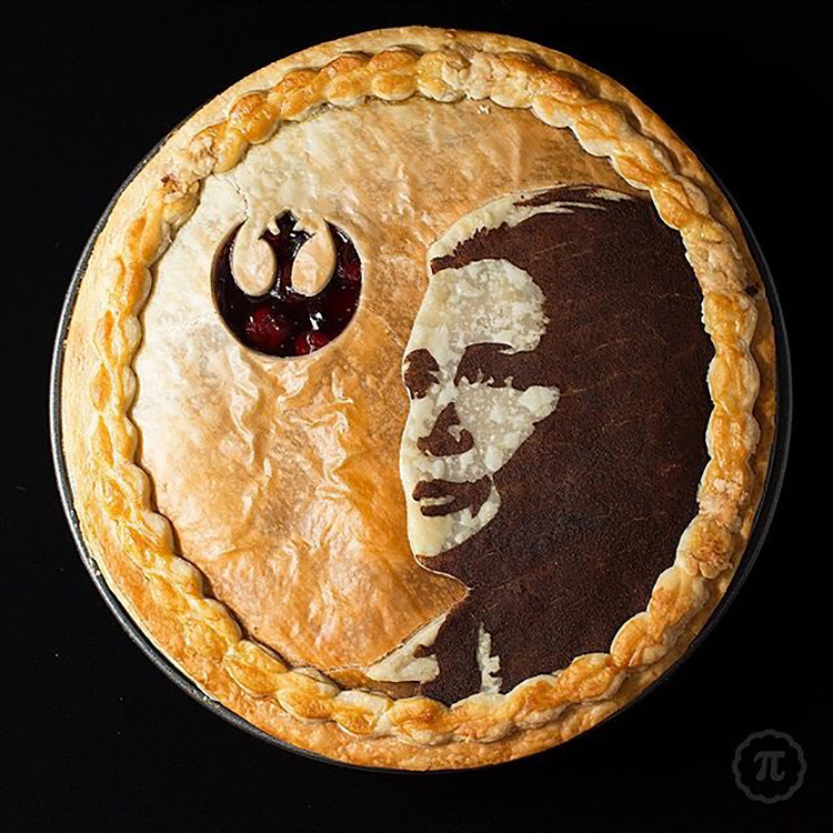 A Powerful Princess Leia Organa (Carrie Fisher) Pop Culture Pie