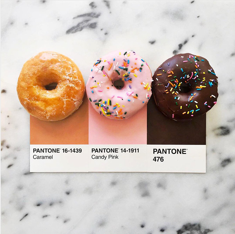 Artist Pairs Up Foods, Drinks, and Treats With Their Matching Pantone Colors
