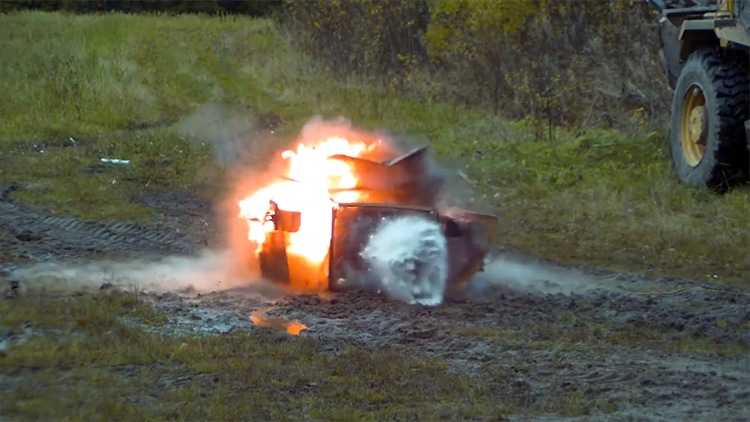 blowing-up-an-antique-tv-with-explosive-