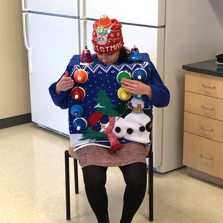 Ugly Christmas Sweater With Bells 