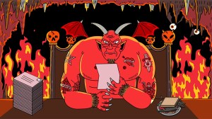 Dear Satan, A Hilarious Animated Christmas Film Narrated by Sir Patrick Stewart