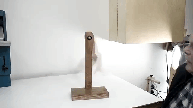 How to Make a Chaotic Double Pendulum Out of Wood