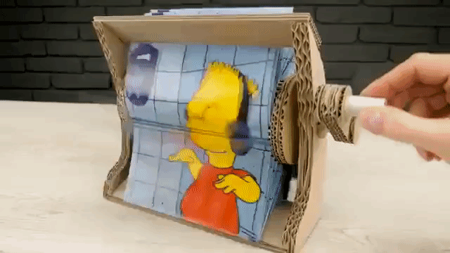 How to Make a Flipbook Animation Machine From Cardboard