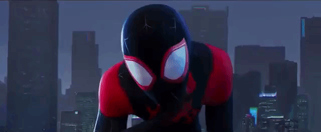 Image result for into the spider-verse gif