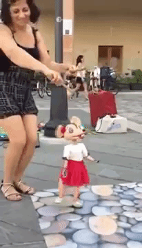 Mouse Puppet Tap Dance