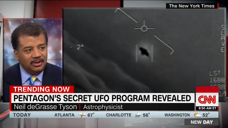 Neil deGrass Tyson UFO Footage CNN