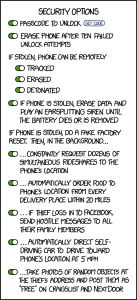 Phone Security Options