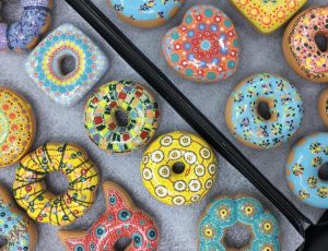 Pop Art Ceramic Donuts