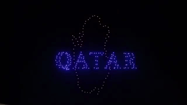 Sky Magic Performs a Spectacular Live Light Show in Qatar With 300 High Flying Drones