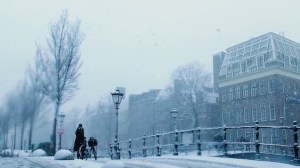 Snow In Amsterdam