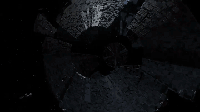 The Death Star's Construction Process Visualized in an Incredible Animated Timelapse