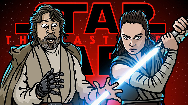 The Star Wars Galaxy is Off Its Rocker in an Animated Parody of The Last Jedi Trailer