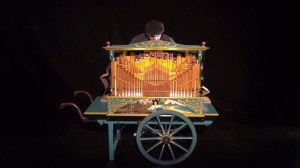 A Catchy Version of the Star Wars Cantina Band Song Played on a Barrel Organ