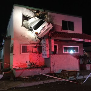 Car Crashes Into Second Story of a Dental Office
