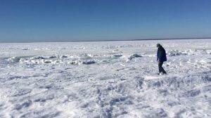 Frozen Atlantic Ocean