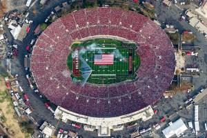 How to Capture a Stunning Photo of a Stealth Bomber Flying Over the Rose Bowl