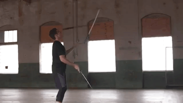 katana juggling world record