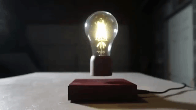 Levitating Light Bulb
