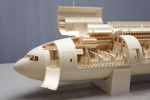 Paper Plane Artist Spends Decade Building a Highly-Detailed Model of a Boeing 777 Airliner