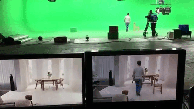 Real-time Green Screen Compositing Demo