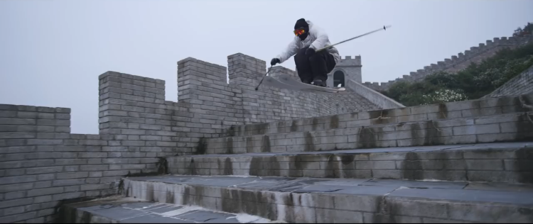 Skiing Great Wall