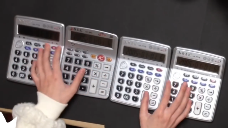The Game of Thrones Theme Song Performed on Four Musical Calculators
