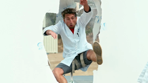 The Slow Mo Guys Perform Action Hero Stunts and Hollywood Style Falls in Super Slow Motion