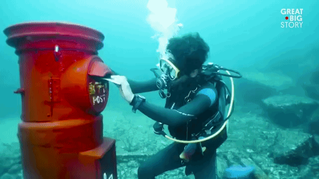 Underwater Mailbox