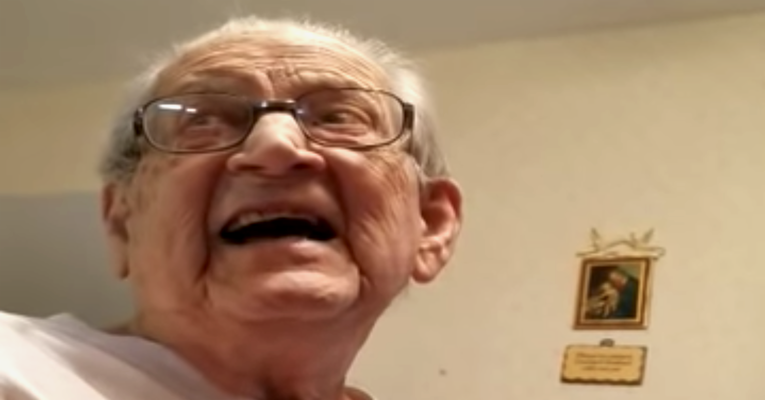 98 Year Old Man Is Completely Stunned When His Son Tells Him Exactly