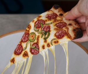 Embroidered Pizza