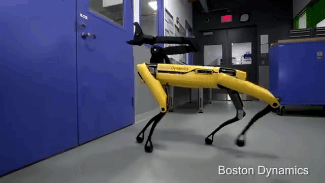 Boston Dynamics' Upgraded SpotMini Robot Can Now Open Doors for Others