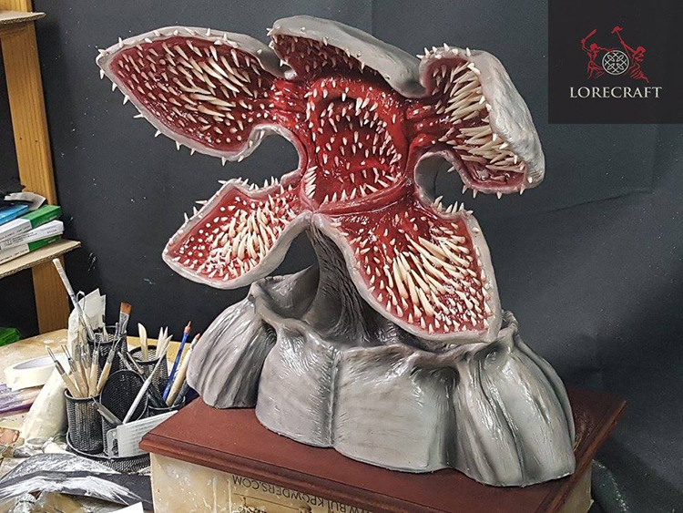 Timelapse of an Artist Sculpting and Airbrushing a Bust of 