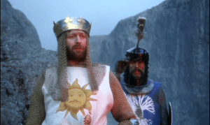 Monty Python and the Holy Grail as action drama