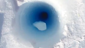Dropping a Chunk of Ice Down a 295-Foot Glacier Borehole Makes a Wonderful Sound
