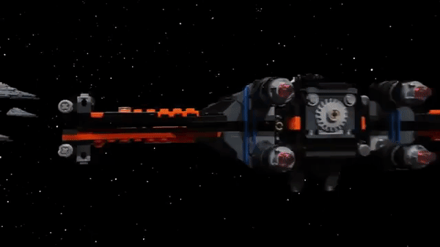 LEGO The Last Jedi Poe vs. Dreadnought