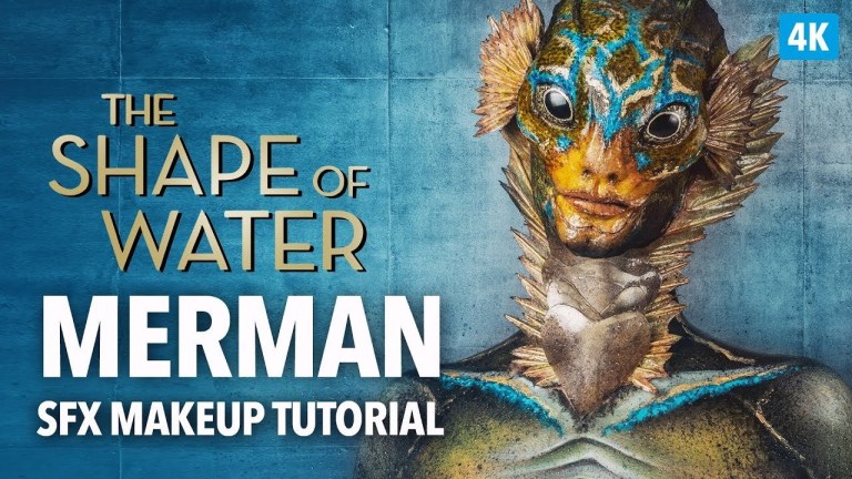 The Shape of Water Merman Makeup Tutorial