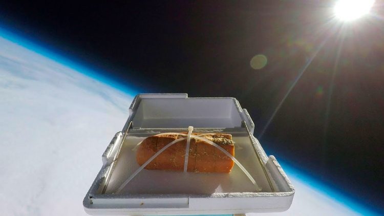 homemade-garlic-bread-in-space-e15245816