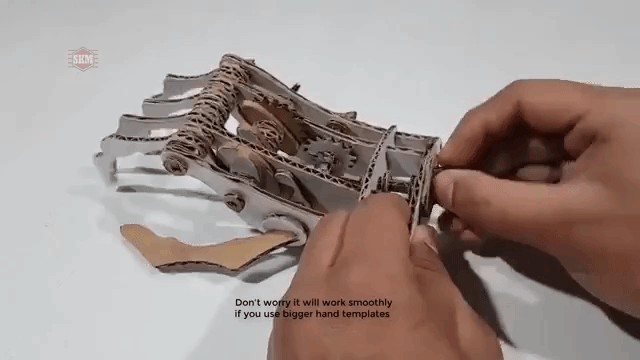 How to Make Mechanical Robotic Hand from Cardboard