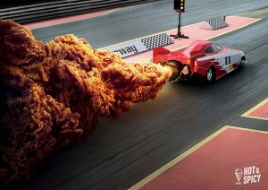 KFC Ads Replace Fiery Explosions With Hot & Spicy Fried Chicken