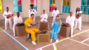Ariana Grande Performs 'No Tears Left to Cry' With Nintendo Labo Instruments on The Tonight Show