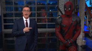 Deadpool Crashed Stephen Colbert's 'Late Show' Monologue and Made Fun of Ryan Reynolds