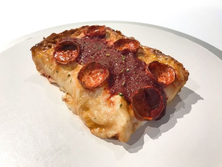 Detroit Style Pizza Slice