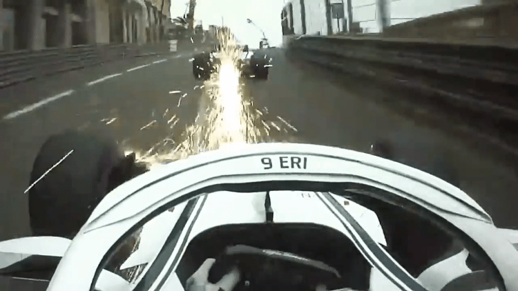F1 Race Car Hits 88 MPH and Travels Through Time During the 2018 Monaco Grand Prix