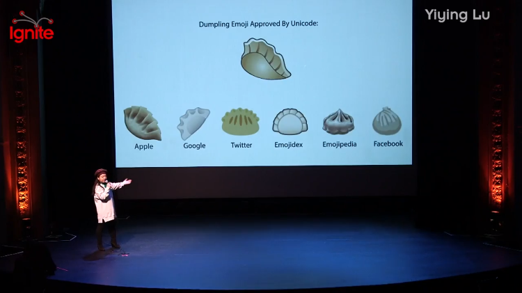 Yiying Lu Dumpling Emoji Ignite Talk