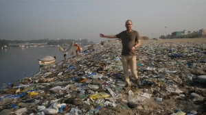 12 Tons of Plastic Trash on Mumbai Beach