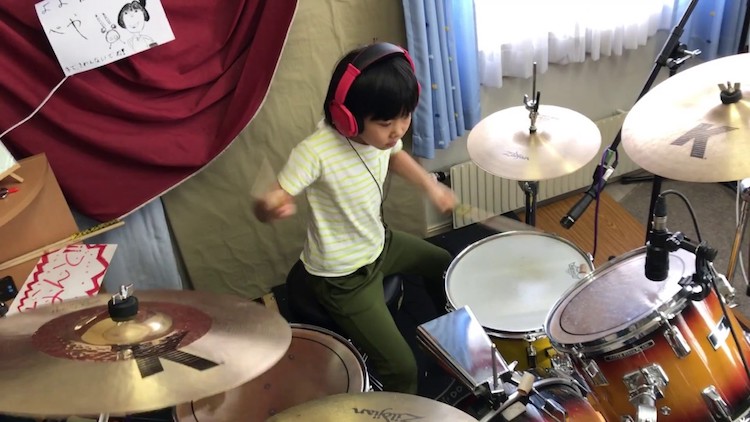 8 Year Old Drummer Good times Bad Times