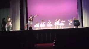 Dad Runs on Stage to Dance With His Ballerina Daughter Suffering From Stage Fright