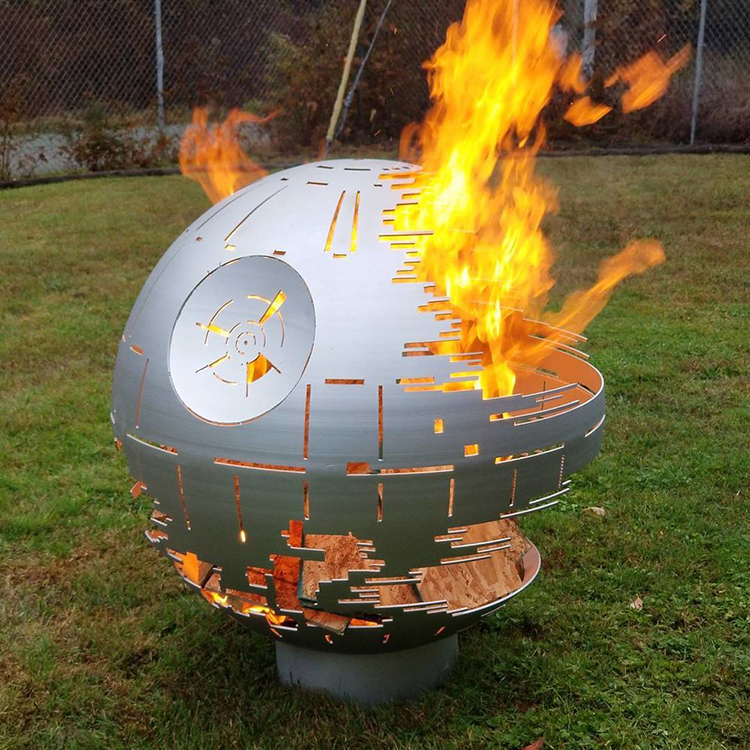 Steel Star Wars Death Star Fire Pit