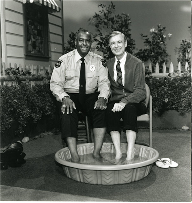 Fred Rogers and Francois Clemmons