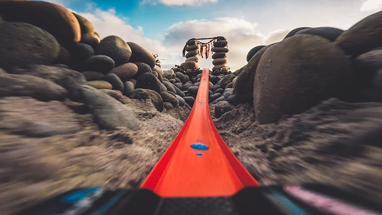 Hot Wheels 'Zoom In' Car Captures POV GoPro Footage of Its San Diego Beach Run